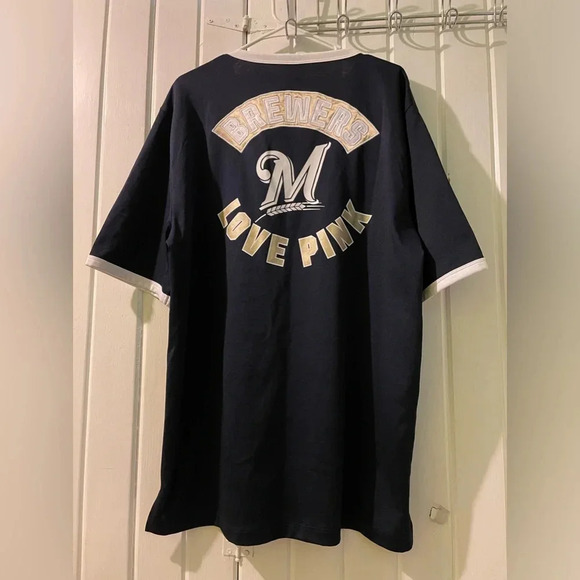 VS PINK BREWERS oversized top-large NWT - Picture 1 of 7